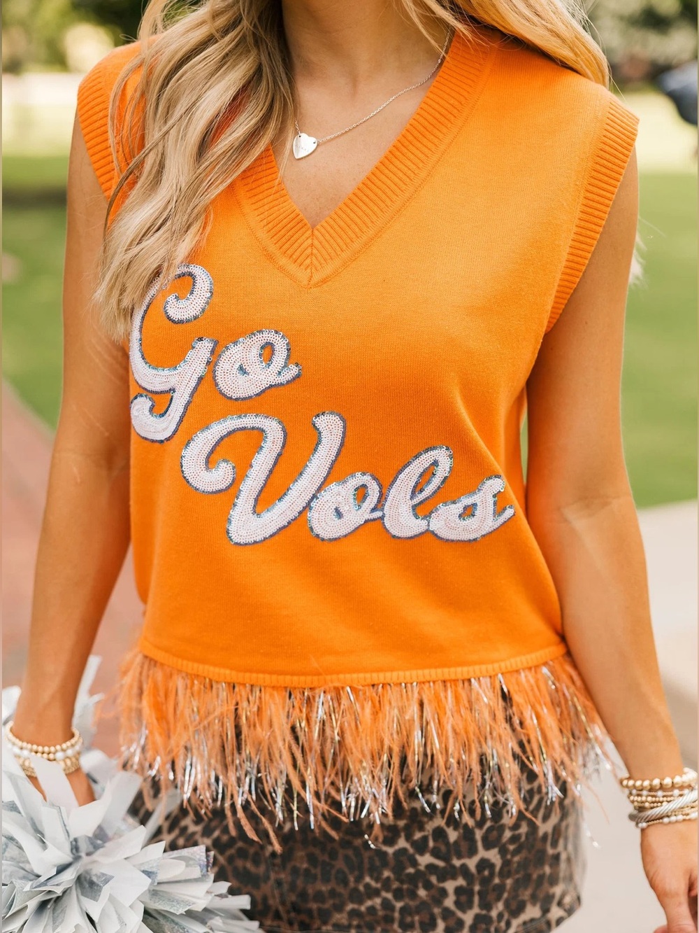 Queen Of Sparkles UT Vols Sweater